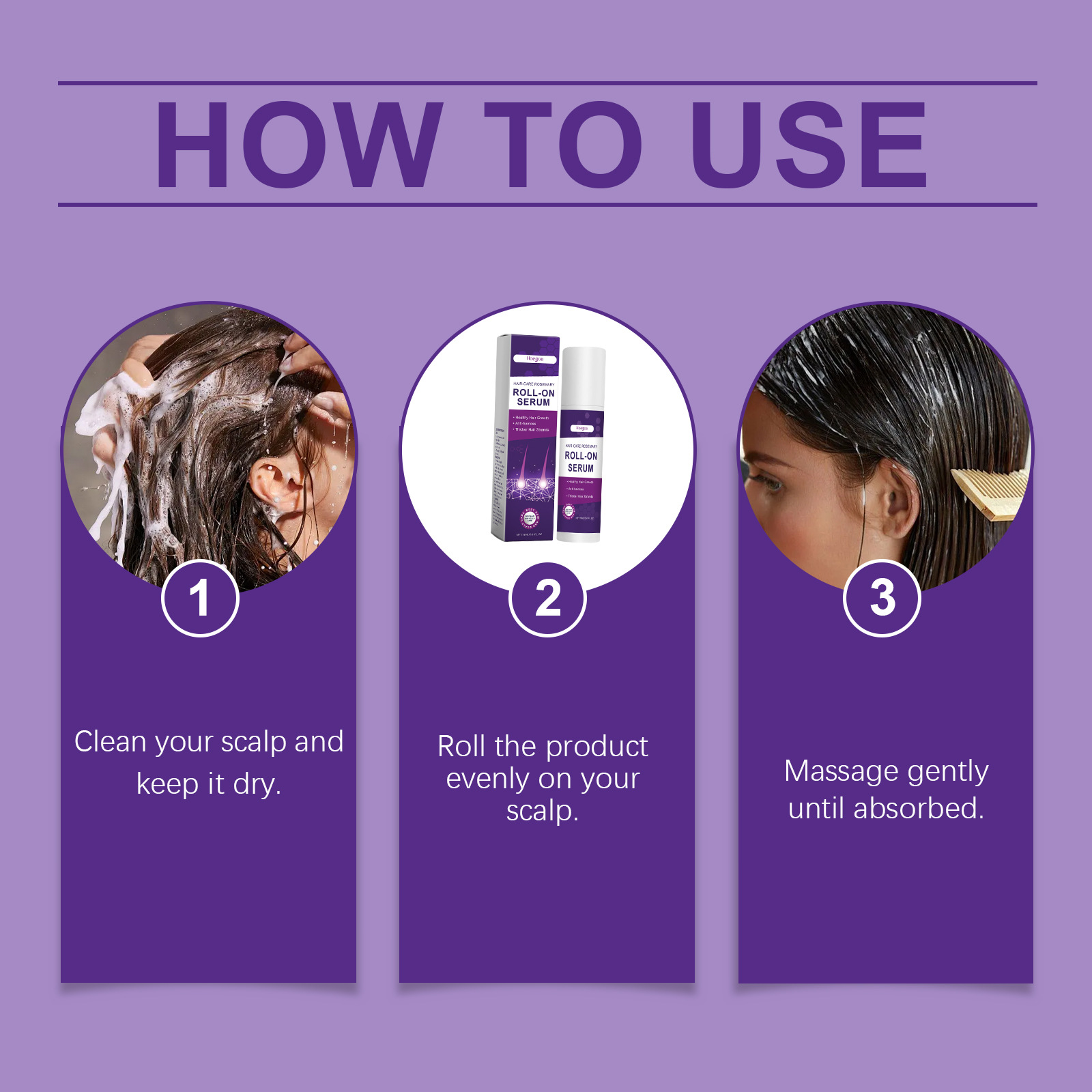Hair Care Nature - Sérum de croissance des cheveux, Anti-chute,