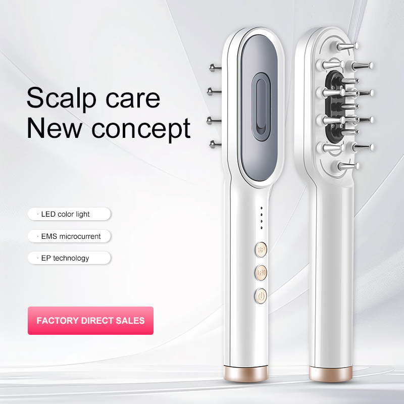 Hair Care For Hair Loss - KSKIN-Peigne de massage électrique à lumière