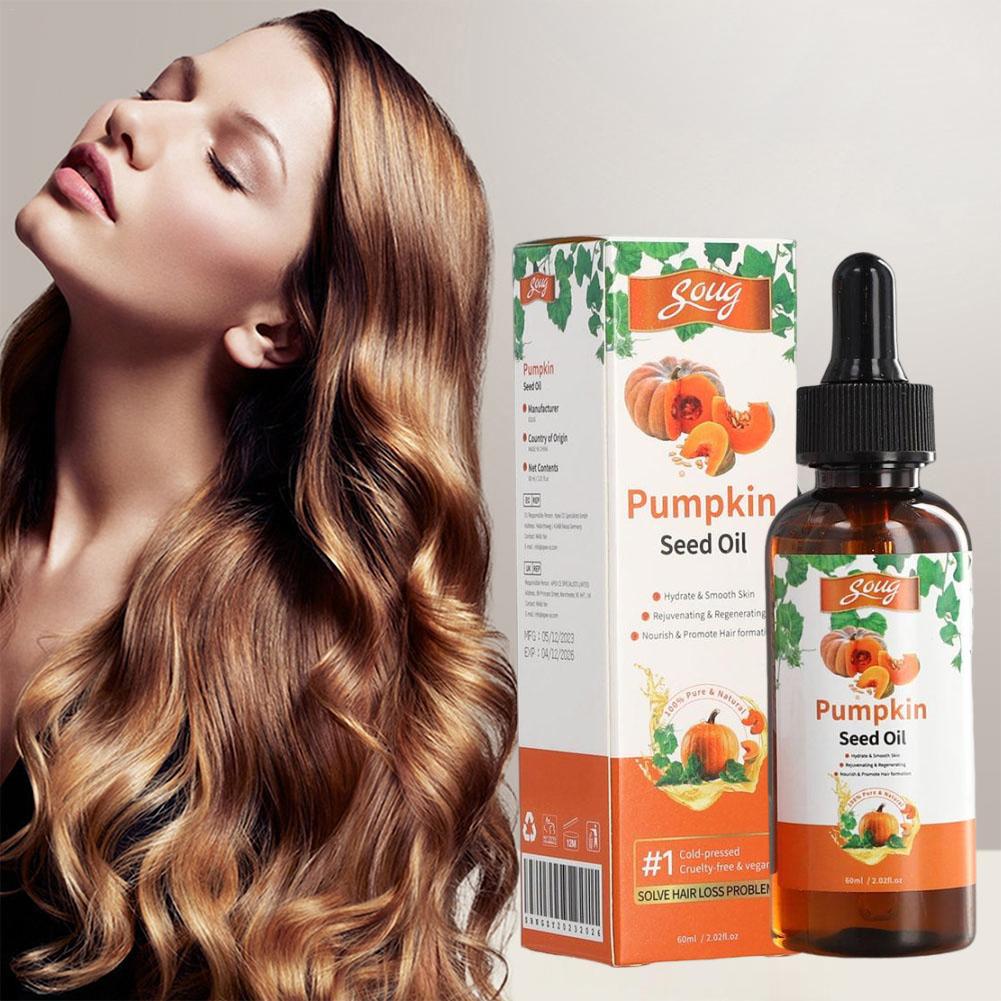 Caffeine Hair Serum - Huile de graines de citrouille améliorée,