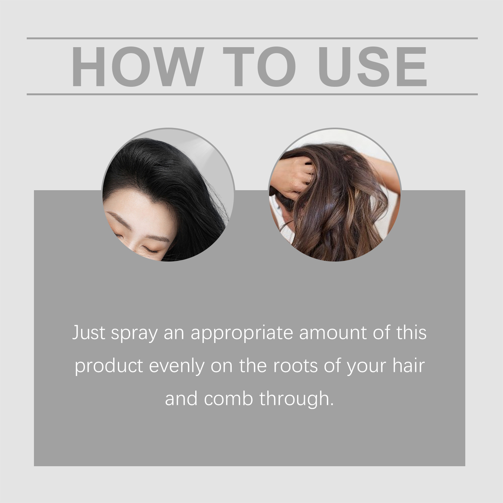 Hair Care Nature - Shampooing en spray pour cheveux secs,