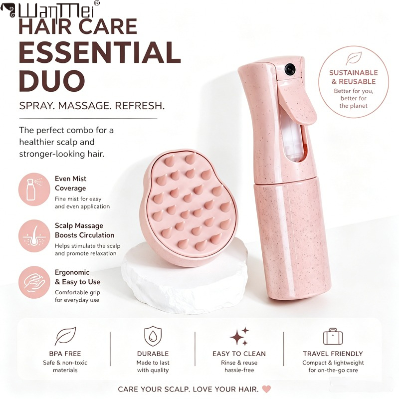 Hair Care Spray - Kit de Soins Capillaires Portable :