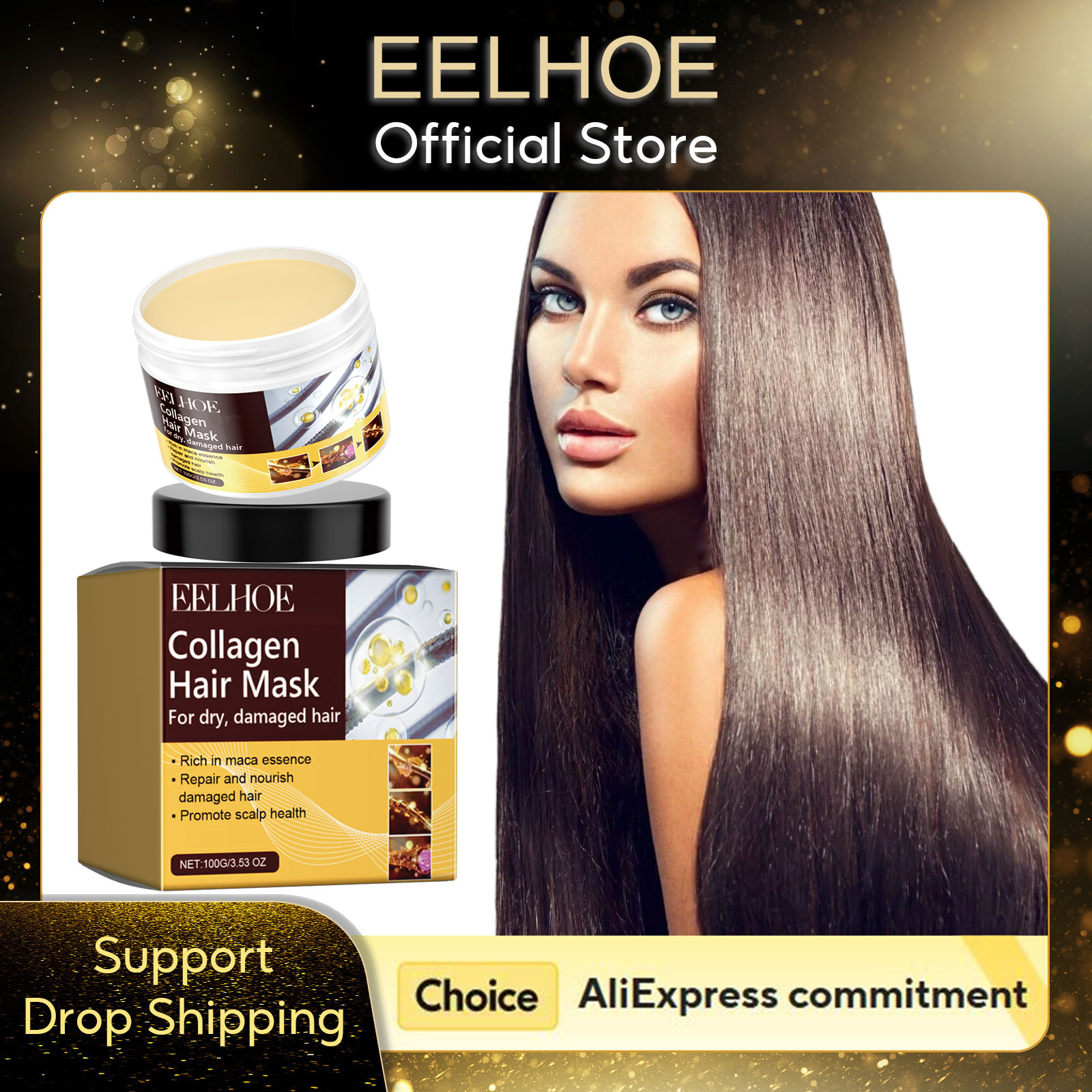 Deep Conditioner Mask - Masque capillaire au collagène EELHOE, traitement