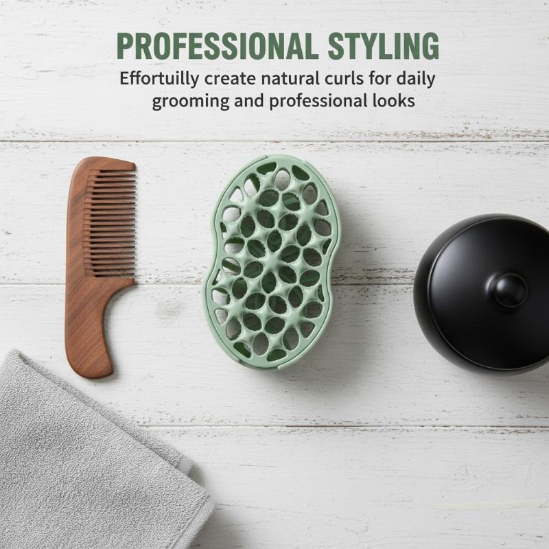 Twist Sponge Coil - Éponge magique pour cheveux bouclés, brosse