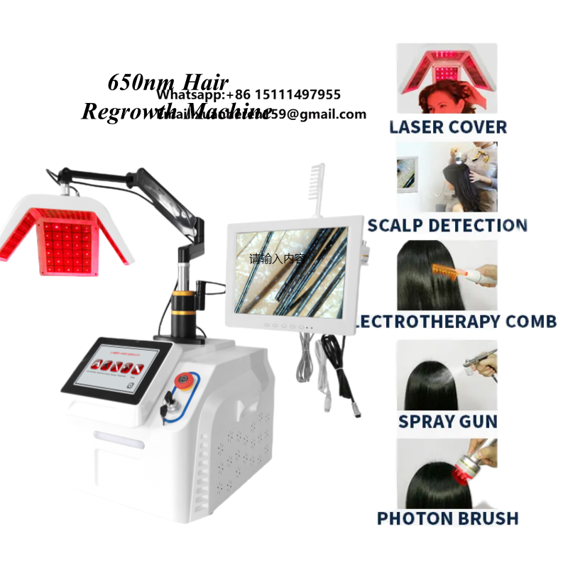 Hair Care For Hair Loss - Appareil 5-en-1 650nm pour le soin