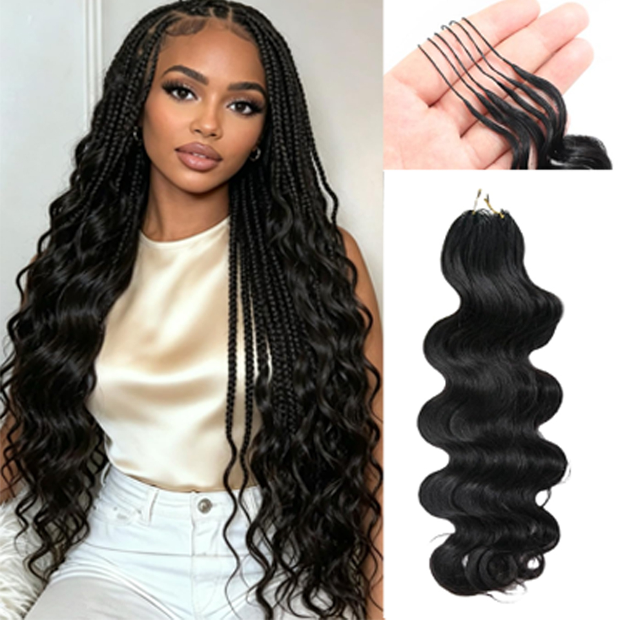 Hair Care Barber - Extensions au crochet 100% cheveux humains