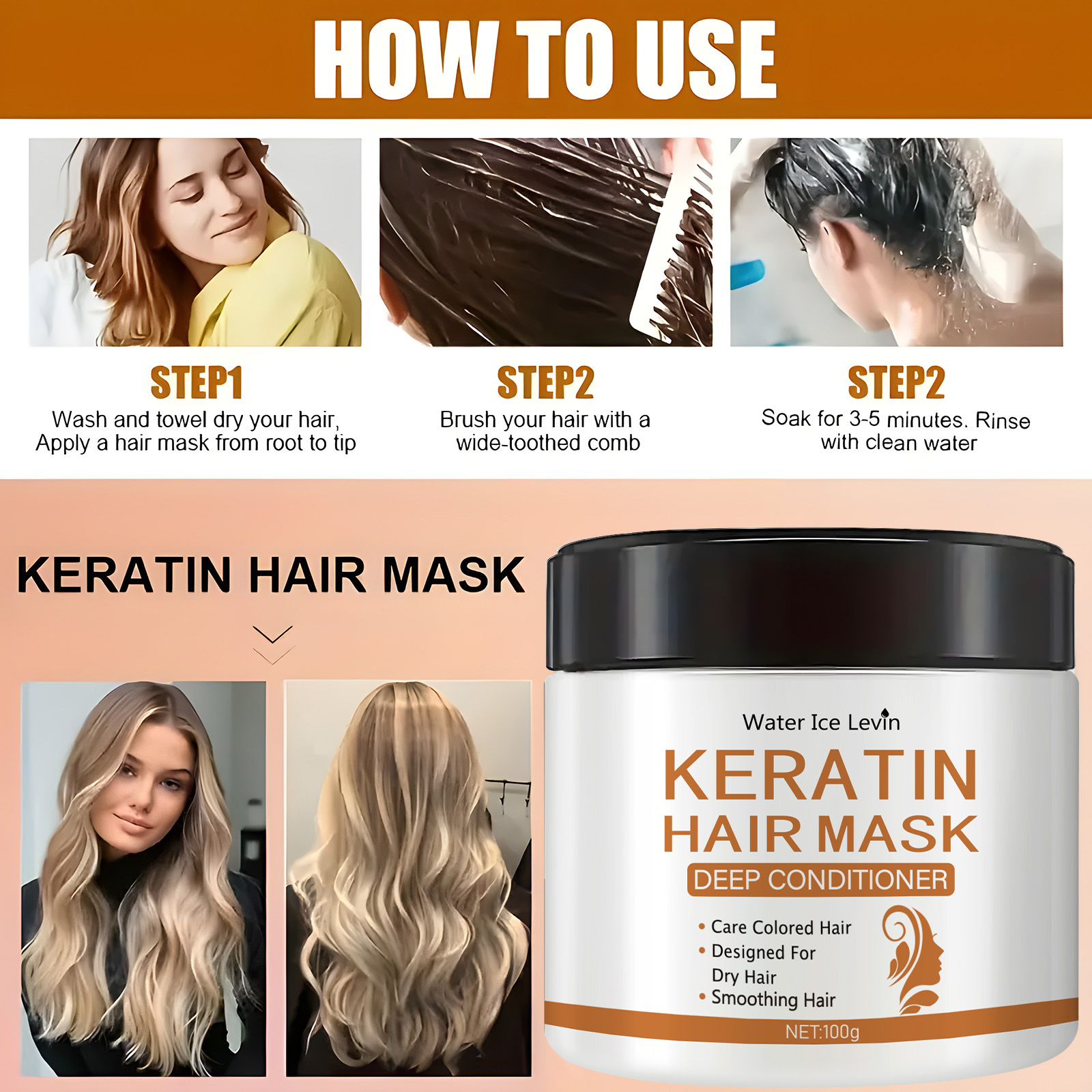 Masque capillaire à la kératin - Deep Conditioner Mask avis et prix