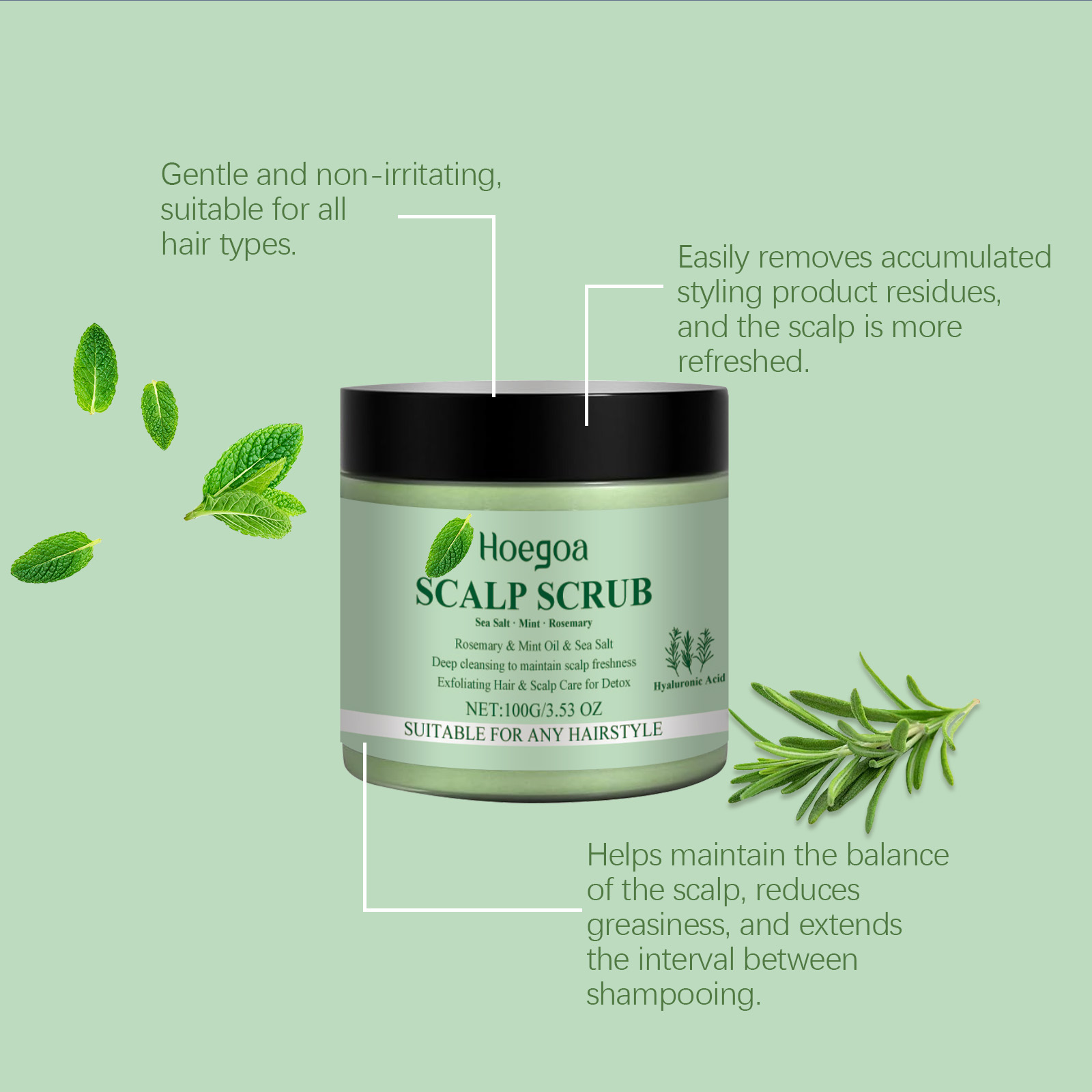 Crème exfoliante capillaire au - Scalp Scrub Exfoliant avis et prix