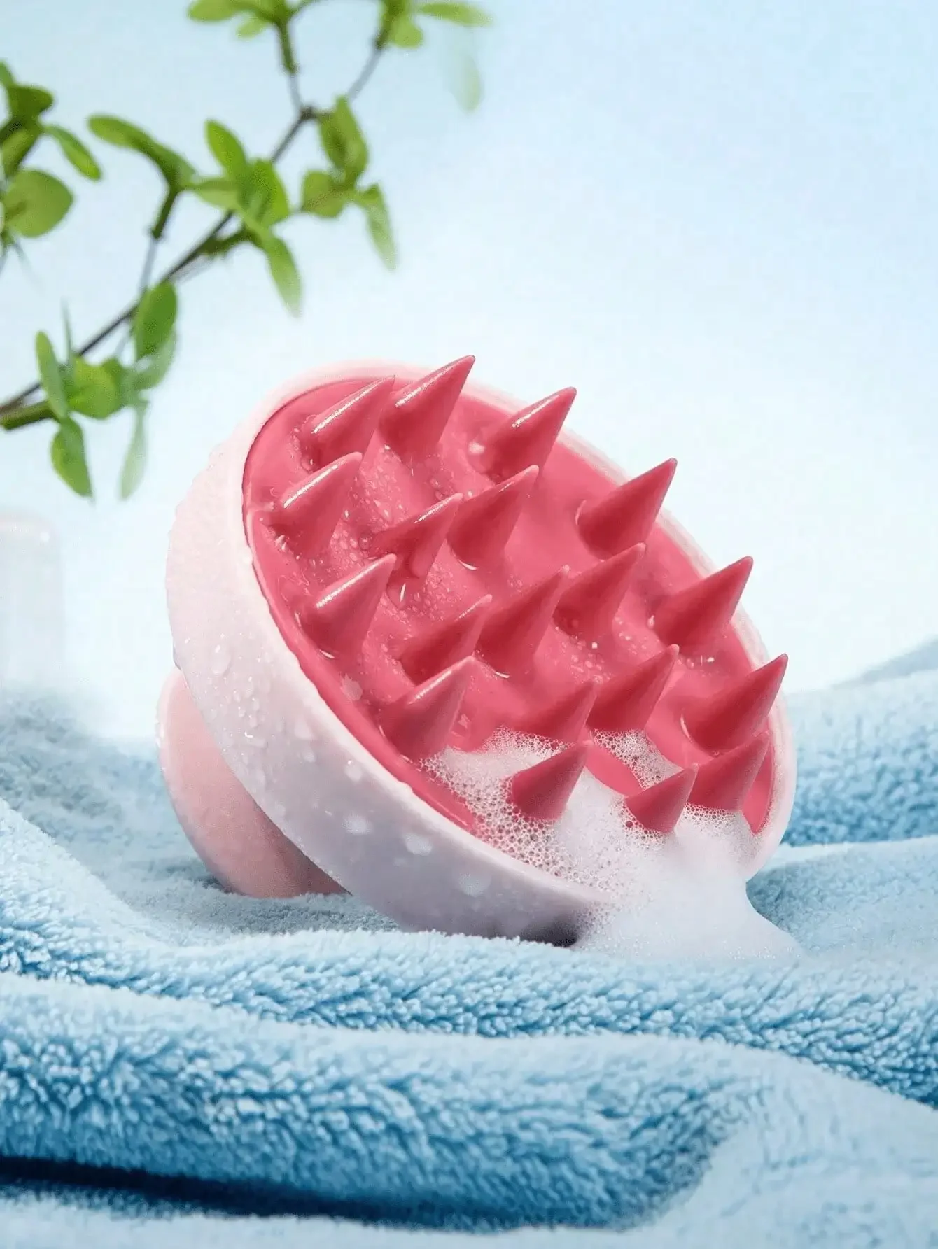 Brosse à shampooing en silicon - Hair Care For Curly Dry Hair avis et prix