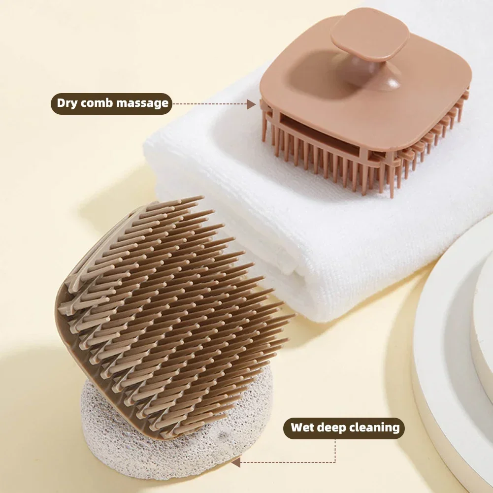 Brosse à shampoing carrée, pei - Scalp Scrub Exfoliant avis et prix
