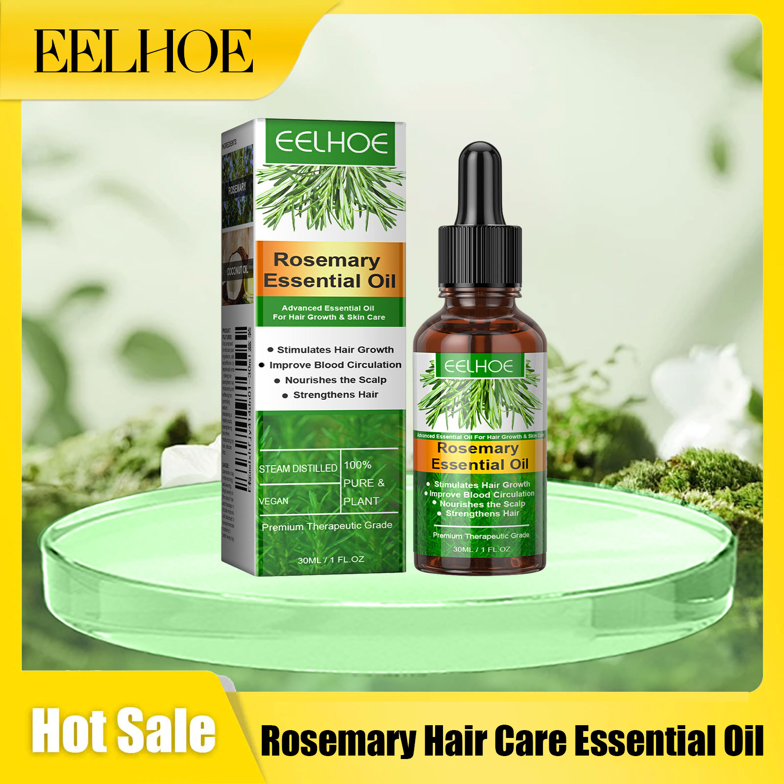 Eelhoe – huile essentielle de  - Hair Care For Hair Loss avis et prix