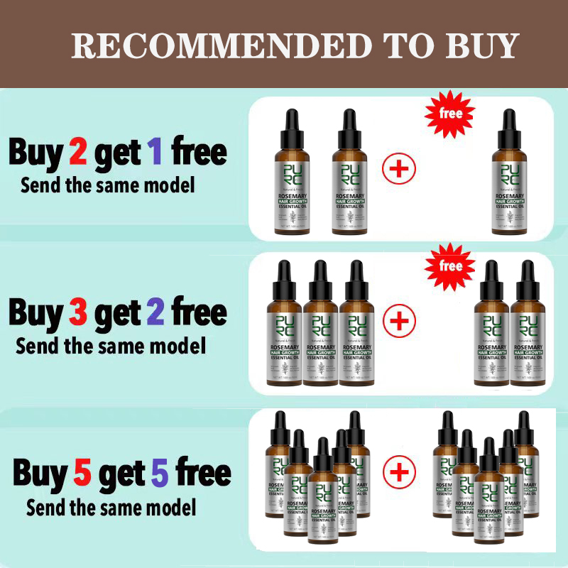 Kit d'huile de romarin PURC po - Caffeine Hair Serum avis et prix