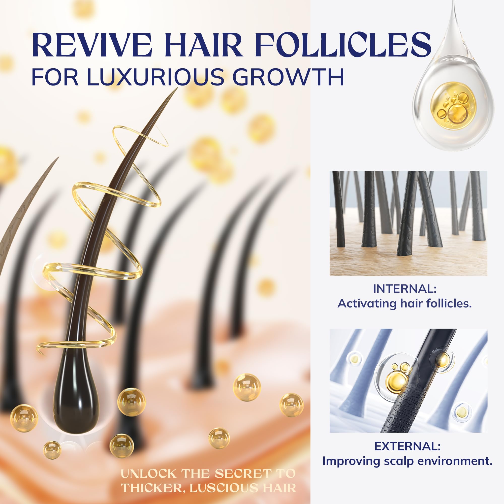 Kit d'huile de romarin PURC po - Caffeine Hair Serum avis et prix