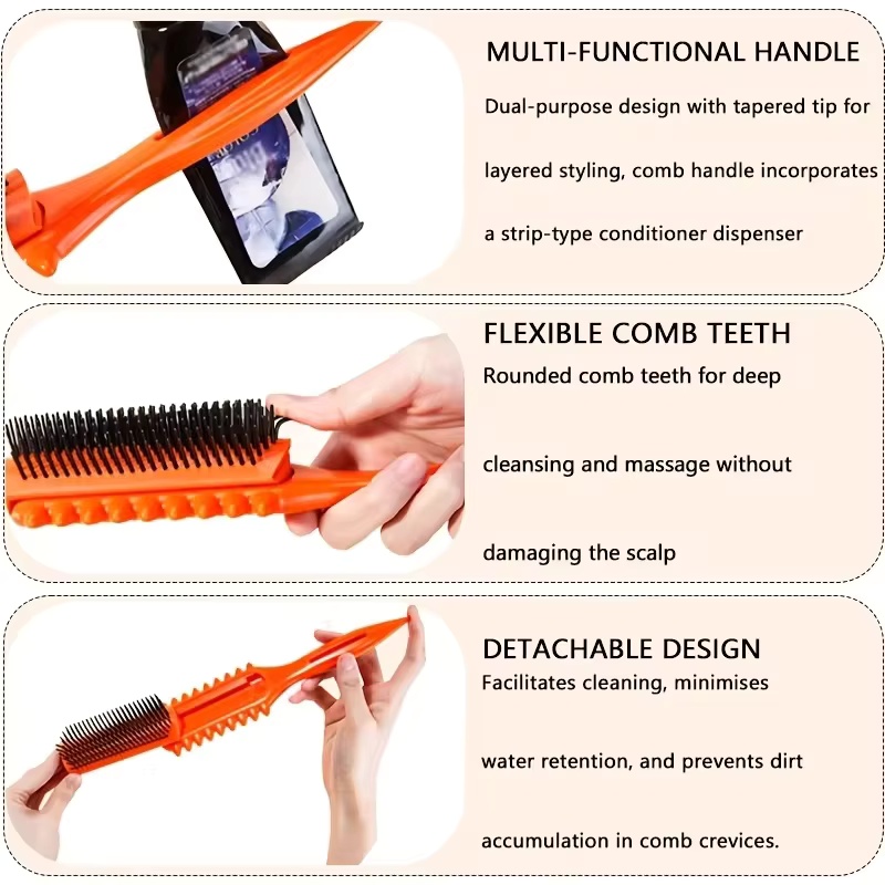 Lot de 2 brosses démêlantes av - Hair Care For Curly Dry Hair avis et prix