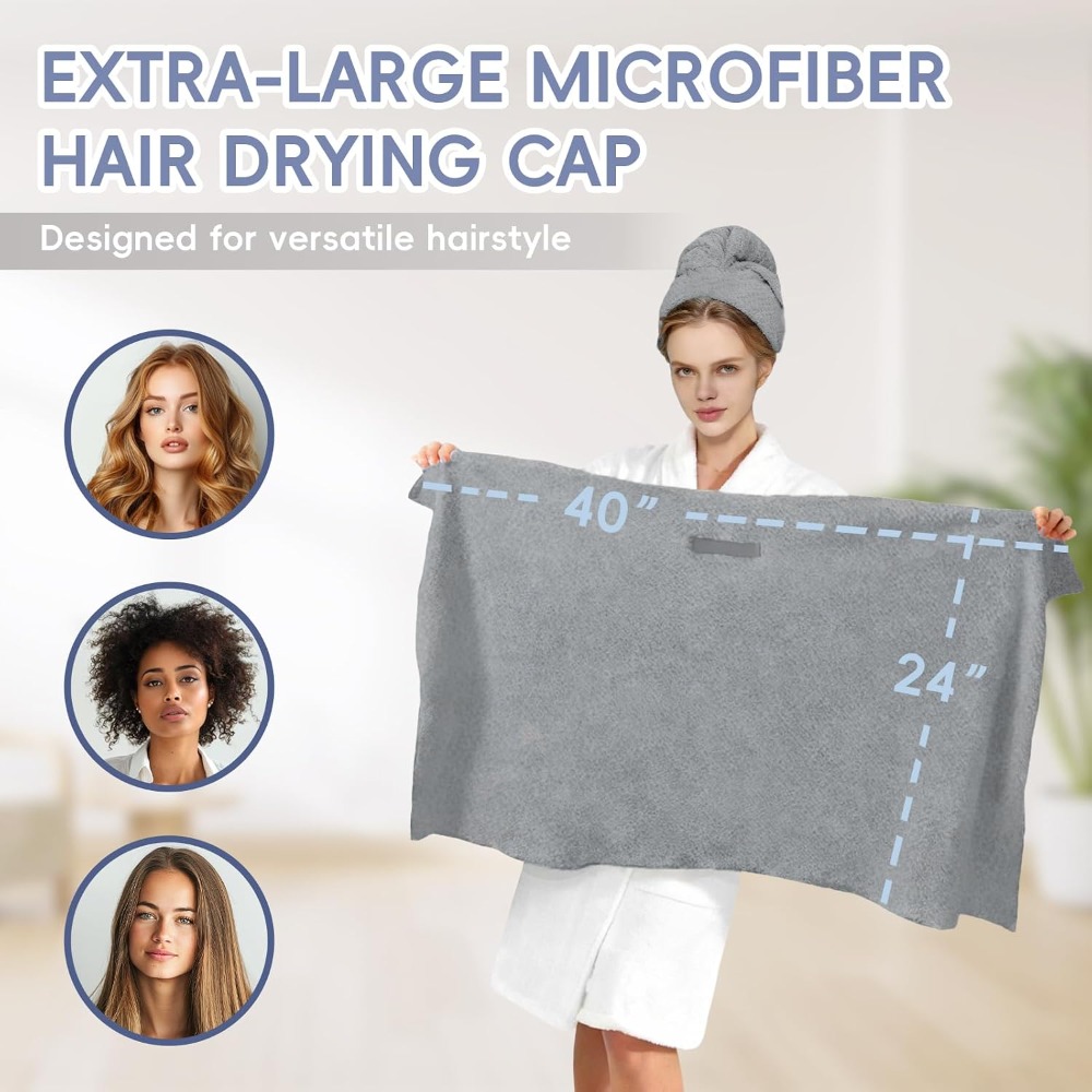 Serviette turban en microfibre - Hair Care For Curly Dry Hair avis et prix
