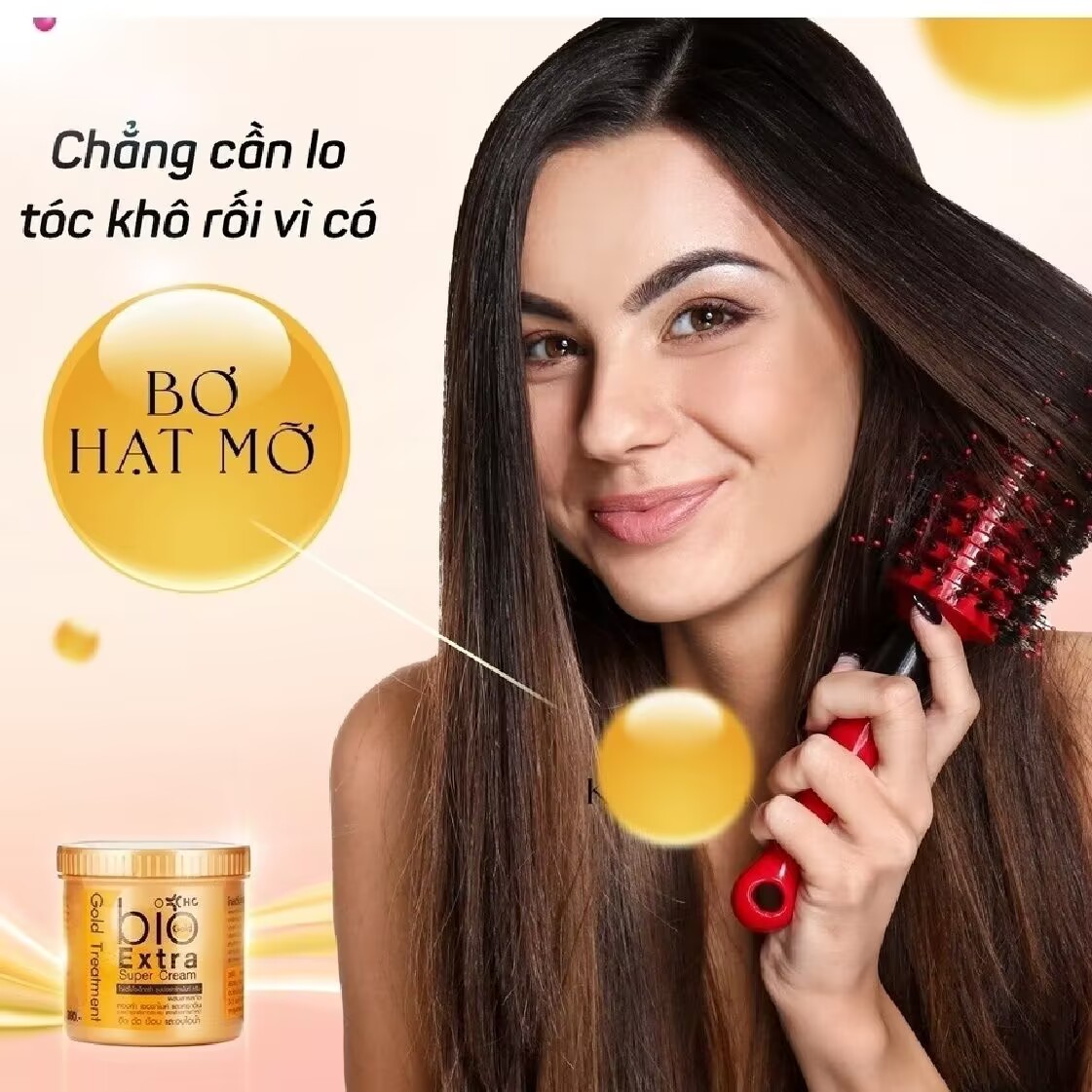 Masque capillaire bio à l'or d - Hair Care Thailand avis et prix