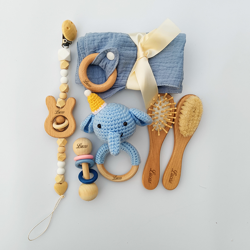 Brosse à cheveux en bois avec  - Hair Care Baby avis et prix